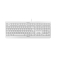 CHERRY KC1000 Tastatur Wired DE 1.80m weiß/grau