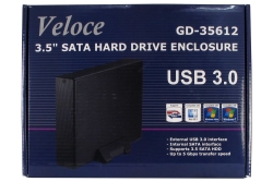 Inter-Tech Geh 8.9cm (3,5) Veloce GD-35612 USB 3.0