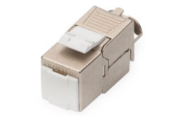 DIGITUS Keystone Jack Cat6a/RJ45/geschirmt/Metall/werkzeugfr