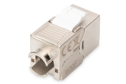 DIGITUS Keystone Jack Cat6a/RJ45/geschirmt/Metall/werkzeugfr