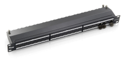 Equip 19 Patchpanel 24xRJ45 Cat6a FTP 1U 500MHz RAL9005