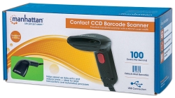 MANHATTAN Barcodescanner Kontakt CCD USB 60mm schwarz