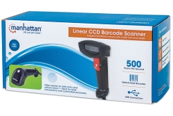 MANHATTAN Barcodescanner Industrie CCD USB schwarz