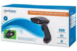 MANHATTAN Wireless CCD Barcodescanner schwarz