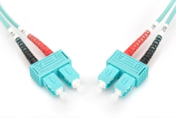 DIGITUS LWL Patchkabel SC -> SC 3.00m Multimode Duplex OM3