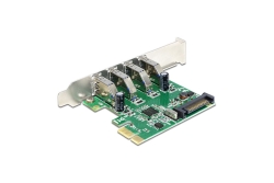 DELOCK PCI Expr Card 4x USB3.0 ext +LowProfile