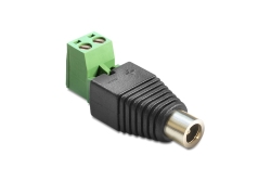 DELOCK Adapter Terminalblock 2Pin -> DC 2,5 x 5,5mm Bu...