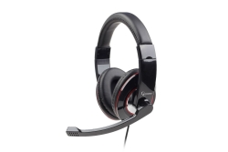 gembird Headset STEREO MHS 001 glänzend Klinke schwarz