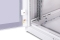 DIGITUS Netzwerkschrank Unique 26HE 1342x600x1000mm grau (Speditionsversand)