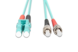 DIGITUS LWL Patchkabel LC -> ST 1.00m Multimode Duplex...