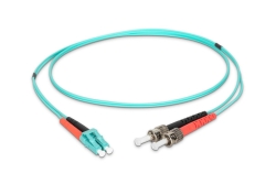 DIGITUS LWL Patchkabel LC -> ST 1.00m Multimode Duplex OM3