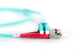 DIGITUS LWL Patchkabel LC -> ST 2.00m Multimode Duplex OM3