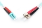 DIGITUS LWL Patchkabel LC -> ST 2.00m Multimode Duplex OM3