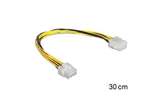 DELOCK Stromkabel 8pin EPS -> 8pin EPS St/Bu 0.30m