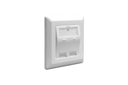 DELOCK Keystone Anschlussdose 2-Port