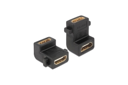 DELOCK HDMI Adapter A -> A Bu/Bu 90° unten