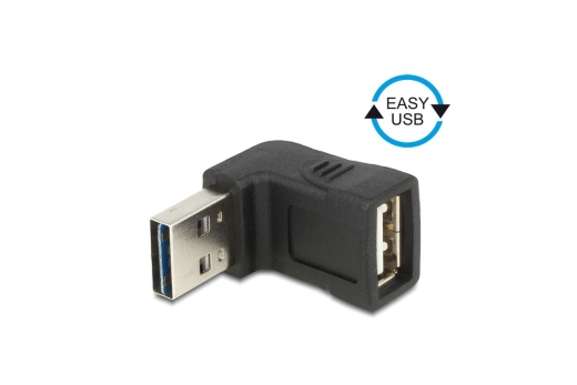DELOCK USB Adapter A -> A St/Bu gewinkelt Easy USB