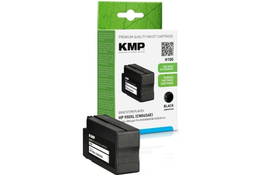 KMP Patrone HP CN045AE NR.950XL black 2300 S. H100 refilled