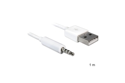 DELOCK Ipod Shuffle Kabel 3,5mm Klinke -> USB A St/St...