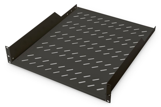 DIGITUS Fachboden 2HE 88x482x552mm bis 25KG schwarz