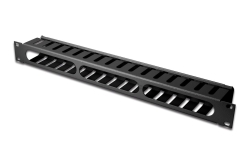 DIGITUS Rangierpanel 1HE Abnehmbare Rückblende schwarz