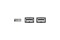 DELOCK USB Kabel Pinheader 10Pin -> 2x A Bu/Bu 0.20m