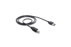 DELOCK Easy USB Kabel A -> B St/St 2.00m schwarz