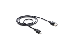 DELOCK USB Kabel A -> Mini-B St/St 5.00m sw Easy USB