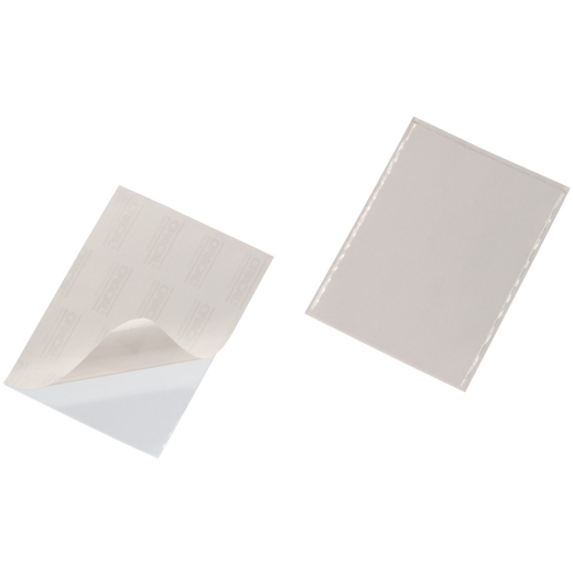 Selbstklebetasche POCKETFIX®, Größe:148x210mm, oben offen, transparent, 5 Stück