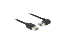 DELOCK USB Kabel A -> A St/St 5.00m 90°gew. sw...