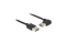 DELOCK USB Kabel A -> A St/St 5.00m 90°gew. sw Easy USB