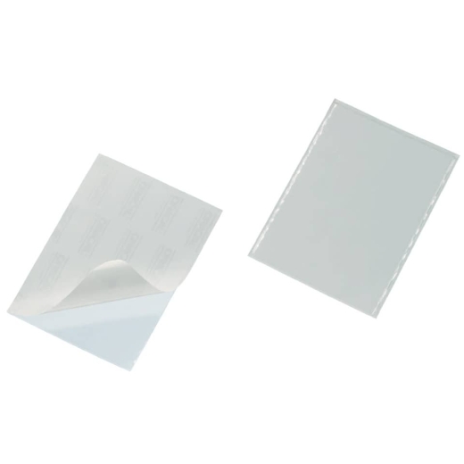 Selbstklebetasche POCKETFIX® - 148x210 mm, DIN A5, oben offen, transparent, 25 Stück