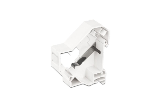 DELOCK Keystone Halterung für Hutschienen mit Erdung