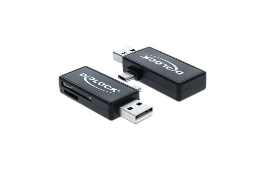 DELOCK Card Reader USB micro B -> SD/microSD OTG extern