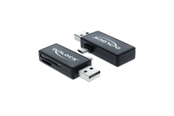 DELOCK Card Reader USB micro B -> SD/microSD OTG extern