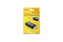 DELOCK Card Reader USB micro B -> SD/microSD OTG extern