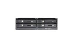 DELOCK Wechselrahmen 4x 2,5 SATA HDD in 5,25 Schacht