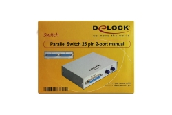 DELOCK D-Sub25 Switch 2 Eingänge -> 1 Ausgang