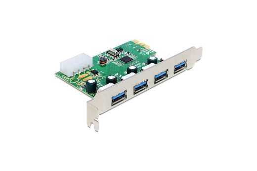 DELOCK PCI Expr Card 4x USB3.0 ext