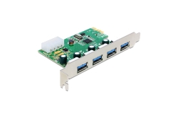 DELOCK PCI Expr Card 4x USB3.0 ext