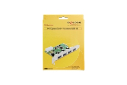 DELOCK PCI Expr Card 4x USB3.0 ext