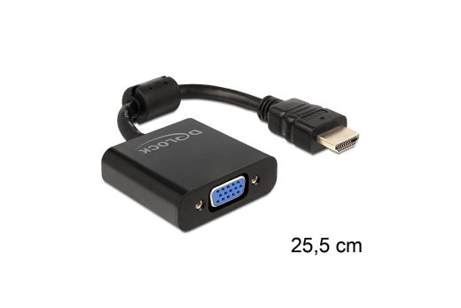 DELOCK HDMI Adapter A -> D-Sub15 St/Bu