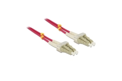 DELOCK LWL Patchkabel LC -> LC 2.00m Multimode Duplex OM4