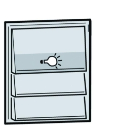 RENZ Tastenmodul mit 1 Licht-/2 Klingeltaster verkehrswei