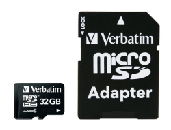 SD MicroSD Card 32GB Verbatim SDHC Premium Class10 +...
