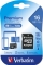 SD MicroSD Card 16GB Verbatim SDHC Premium Class10 + Adapte retail