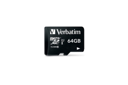 SD MicroSD Card 64GB Verbatim SDXC Premium Class10 +...