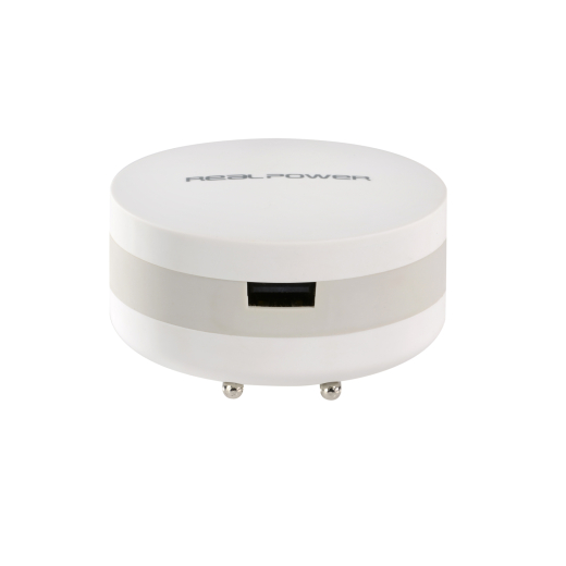 RealPower Powerbank PBC-1800 weiß 1.800mAh