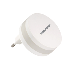 RealPower Powerbank PBC-1800 weiß 1.800mAh