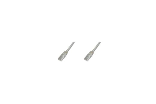DIGITUS Patchkabel Cat5e U/UTP 2xRJ45 3,0m CCA grau Hebels. Polybeutel